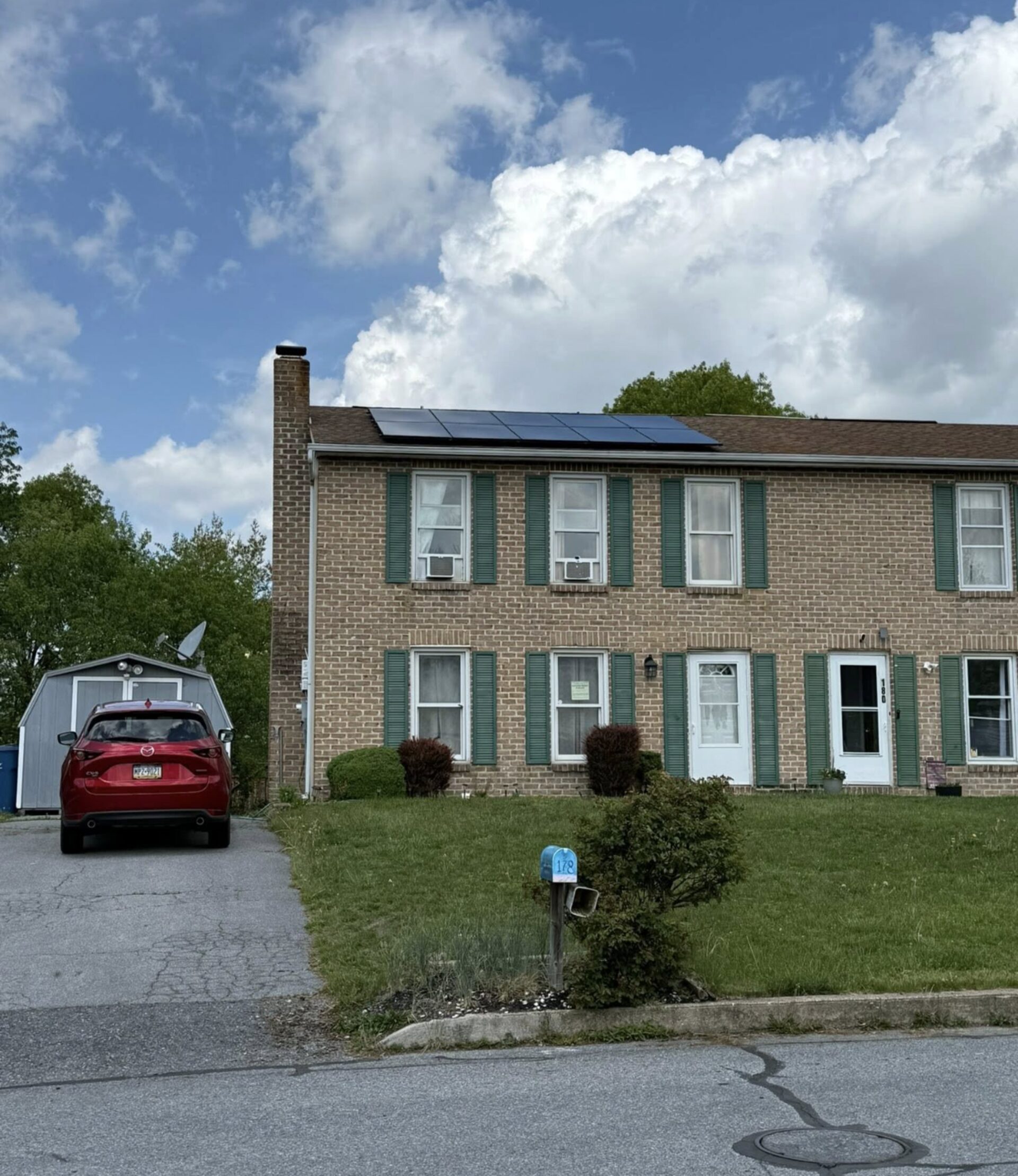 Solar installation on Jacob's home in Lancaster, PA